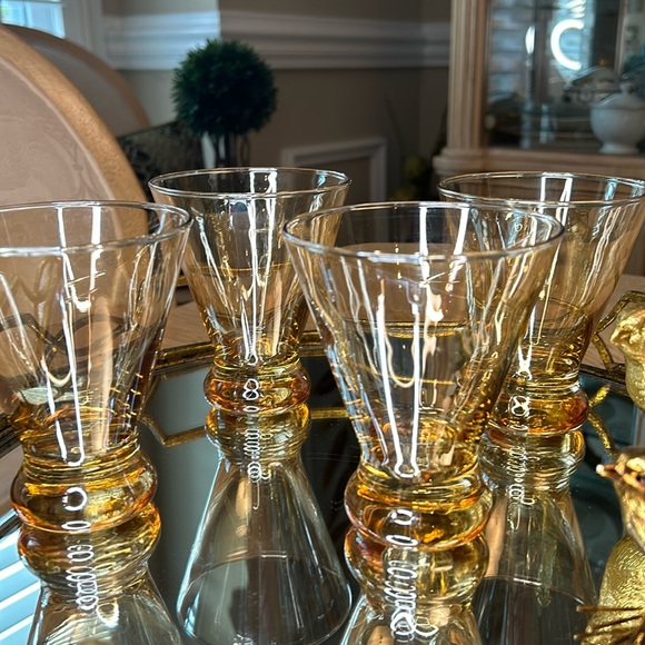 Vintage Lowball Cocktail Glasses (4) - Picture 2 of 7